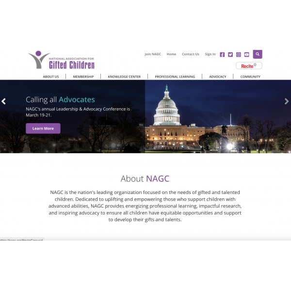 National Association for Gifted Children (NAGC)